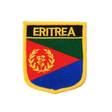 Imagem de Ruoming 1 PÇ Patch de bandeira da Eritreia, bordado a ferro ou costurado, tático, militar, nacional da Eritreia