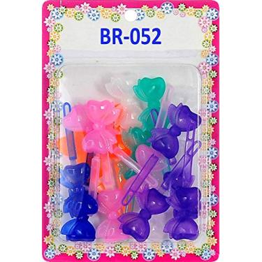 Imagem de Barretes de cabelo com laço articulado Tara Girls - 18 peças.