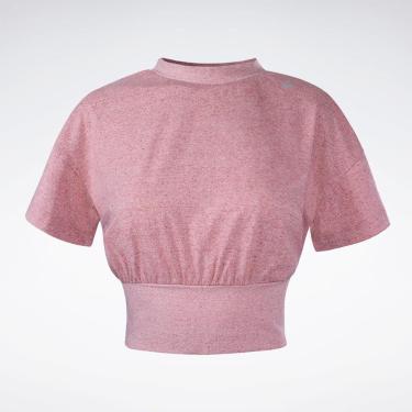 Imagem de Camiseta Reebok Young Rib Cropped Manga Curta Feminina-Feminino