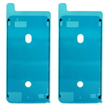 Imagem de MEEFIX moldura de tela frontal impermeável antipoeira fita adesiva de substituição para iPhone 6S 7 Plus 8 X, For iPhone 8 Plus, Branco