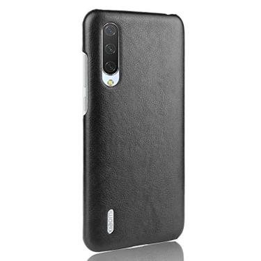 Imagem de Capa para XIAOMI Mi A3, capa de celular Rugged Shield 360° Proteja seu telefone capa de couro granulado para XIAOMI Mi A3