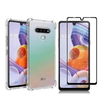 Imagem de Capa Capinha Anti Impacto + Película de Vidro 3D Para LG K71 6.8 - Uni