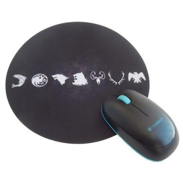 Imagem de Mouse pad Redondo GOT Casas III - Starnerd