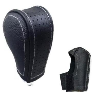 Imagem de Capa revestimento em Couro Manopla de Câmbio Automático Jeep Renegade 