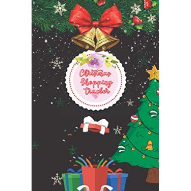 Imagem de Christmas Shopping Gift Tracker: Dark Colored with Christmas Bell & Christmas Tree Book Cover Shopping Gift Tracker Specially for Men