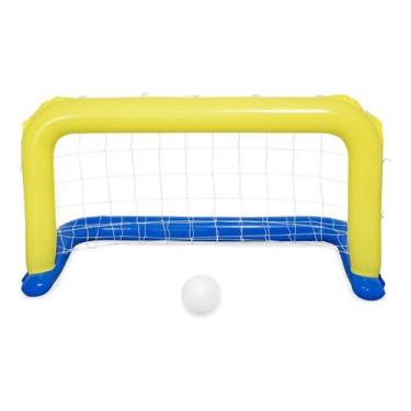 Imagem de Gol Golzinho Trave Inflável Piscina Grama Futebol E Polo  - Bestway