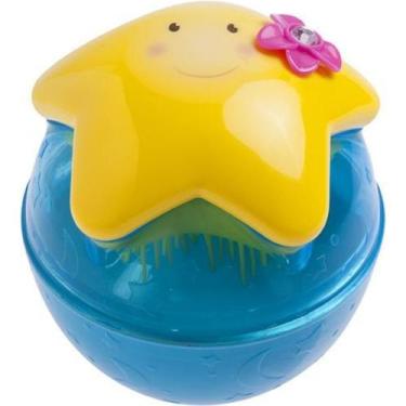 Imagem de Escova De Cabelo Com Porta Acessório Infantil Marco Boni,  Azul