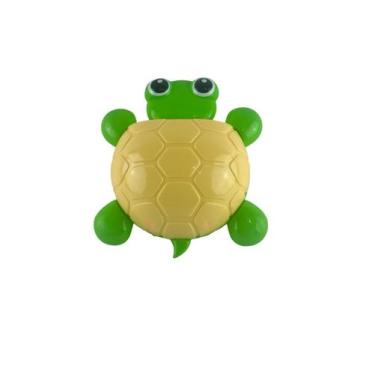 Imagem de Porta-Escova De Dentes P/ Parede Em Forma De Tartaruga - Pecks, Amarel