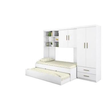 Imagem de Quarto Infantil Chiara 4 Peças Branco - Phoenix Baby