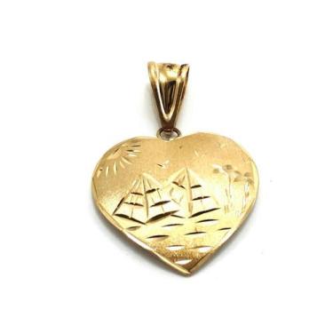 Imagem de Pingente em ouro 18k coração escravo - Elegancy Joias