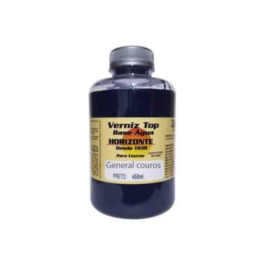 Imagem de graxa para sapatos, botas verniz top horizonte, Preto 450ml