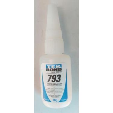 Imagem de Cola Instantânea Tek Bond 793 20g Acrigel Postiça