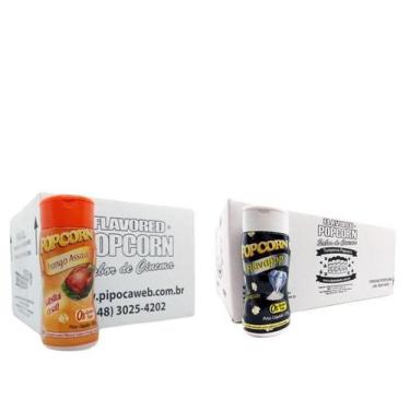 Imagem de Temperos Para Pipoca Caixa 12 Un - Frango Assado E Flavapop - Flavored
