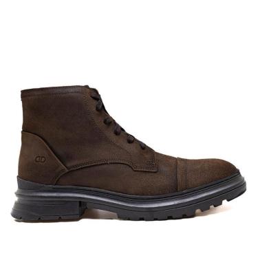 Imagem de Bota Masculina Couro Democrata 528102 Marrom-Feminino