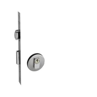 Imagem de Fechadura Pado Zamac Externa Rolete Quadrada 45mm, Cromado