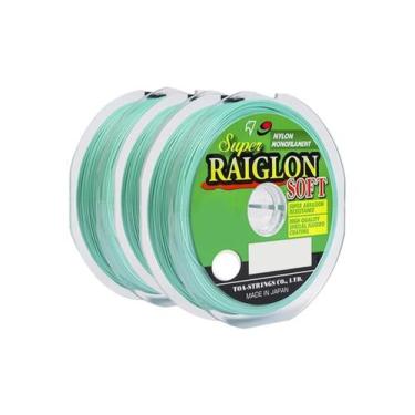 Imagem de Kit 3 Linhas Monofilamento Marine Sports Raiglon Soft 0,31mm 16,5lb/7,