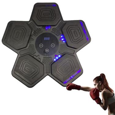 Imagem de Maquina De Boxe Soco Inteligente Interativo Treinamento Exercicio Musc
