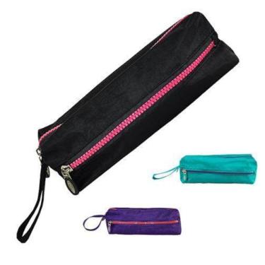 Imagem de Estojo Escolar Juvenil Unissex Klp Liso Colors 21X7,5X6,5Cm - Bf Brasi
