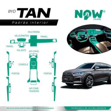 Imagem de Kit Película Proteção Interna BYD TAN (2022) - Now Films