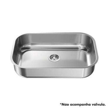 Imagem de Cuba 56x35x14 N2 Aço 430 S/ Val. 3.1/2 - GHELPLUS - 1172.0012