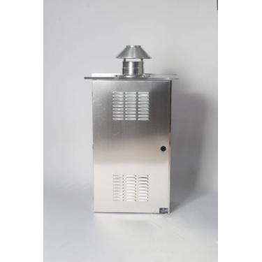 Imagem de Abrigo aquecedor 75x42x24 aluminio natural - METALSUL