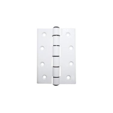 Imagem de Dobradiça Comum Em Alumínio Branco 90 X 64 Mm Mk, Comum, Leve, Alumíni