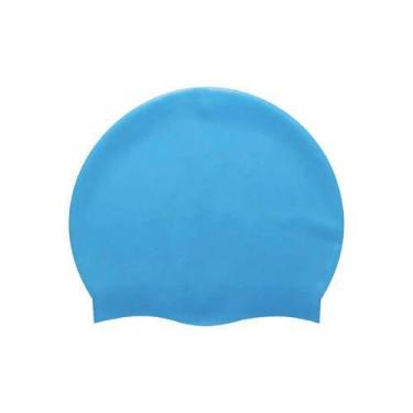 Imagem de Touca de Natação Silicone Juvenil Azul - Mor