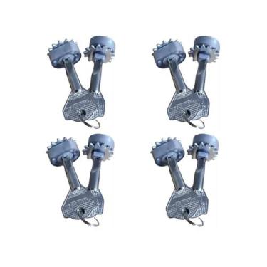 Imagem de 4 Cilindro Polyforte Trava Lateral Porta Enrolar Mesma Chave Mestrado