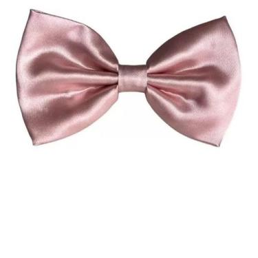 Imagem de Gravata Borboleta Social Com Regulador Ref: 247 - karecato, Rosé, Adul