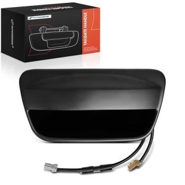 Imagem de A-Premium Maçaneta para porta traseira compatível com Nissan Versa 2007 2008 2009 2010 2011, Primed Black, Replace# 90606-YC035, 90606-EL00C