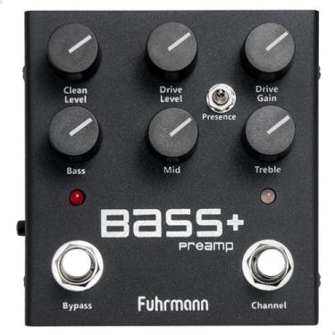 Imagem de Pedal de Efeito Bass+ Pre Amp - Fuhrmann, Preto