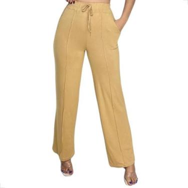 Imagem de Calça Pantalona Cintura alta em Malha Viscolycra Premium - West Route,