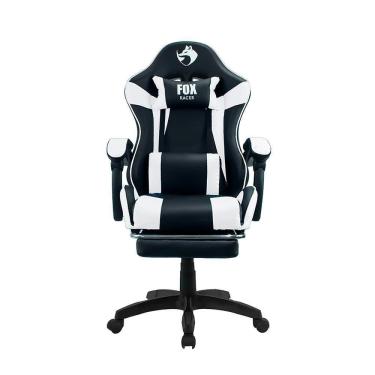 Imagem de Cadeira Gamer Fox Racer Zerda Com Apoio De Pés Branca W20