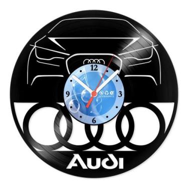 Imagem de Relógio De Parede Disco Vinil Carros - Audi - VCA-031 - Modernarte