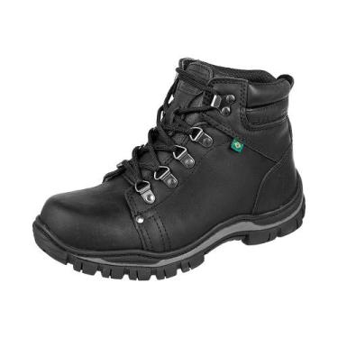 Imagem de Bota Adventure Em Couro Legítimo Azimute - 910 - Preto, 34, Preto