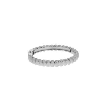 Imagem de Bracelete Rígido Trançado Dourado - GEMERSON BIJOUX, Prata