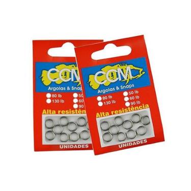 Imagem de Argola CCM Split Ring - CCM FISHING, 50Lbs C/10un