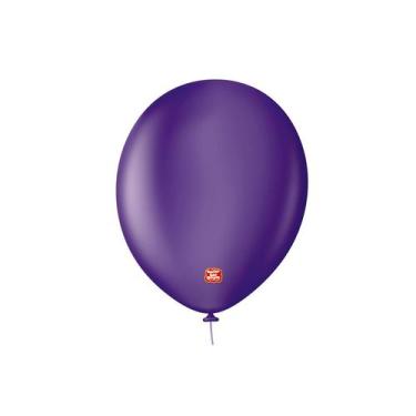 Imagem de Balão Profissional Premium Uniq 11''27cm - Roxo Purple - 25 unidades -