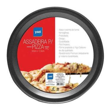 Imagem de Assadeira para Pizza Yazi 30x1,5cm 13635 Yad108m