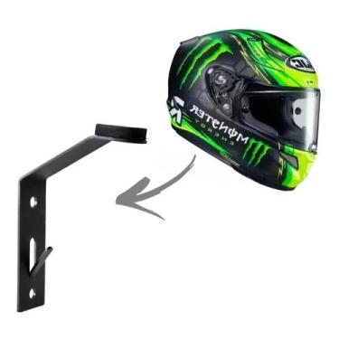 Imagem de 2 Suporte De Parede Para Pendurar Capacete Moto E Acessórios - Sterk