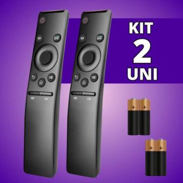 Imagem de Controle Remoto Smart Tv 4k Compatível Com Samsung - Escolha Seu Kit -