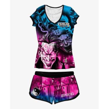 Imagem de Conjunto  Kit Feminino - Coringa de Quebrada - Favela vive - JOTAZ, M