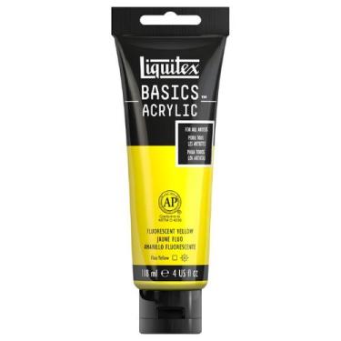 Imagem de Tinta Acrilica Liquitex Basics 118ml - 981 Flourescent Yellow