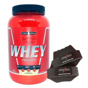 Imagem de Nutri Whey Isolado Hidro Baunilha 900g Luva Preto Integral - Integralm