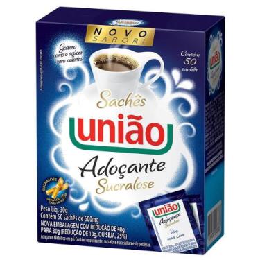 Imagem de Adoçante União Diet Sucralose em Sachê Display de 30g (50 sachês de 0,