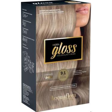 Imagem de Acquaflora Hidra Gloss 9.1 Louro Muito Claro Acinzentado