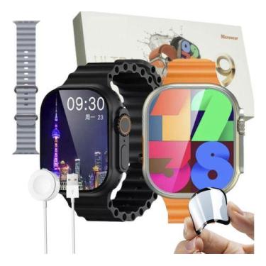 Imagem de Smartwatch Ultra 9 Max Series 9 Geração 2024 Nfc + Acessórios - Microw