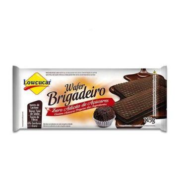 Imagem de Biscoito Wafer Brigadeiro Zero Lactose, Zero Açúcar Lowçucar 115g