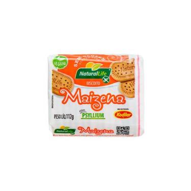 Imagem de Biscoito Sem Glúten Vegano Maizena com Psylluim Natural Life 112g