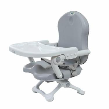 Imagem de Cadeira De Alimentação Portátil Bebê Zip Cinza Maxi Baby